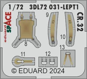 Eduard 3DL72031 CR.32 SPACE ITALERI 1/72 – zdjęcie 3