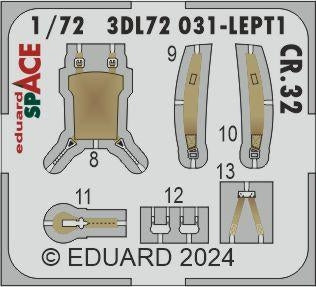 Eduard 3DL72031 CR.32 SPACE ITALERI 1/72 – zdjęcie 3
