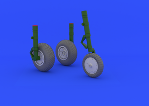 Eduard 632031 Me 262 wheels 1/32 (TRUMPETER) – immagine 2