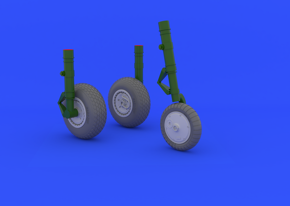 Eduard 632031 Me 262 wheels 1/32 (TRUMPETER) – immagine 2
