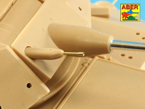 Aber 35L-180 25mm M242 Bushmaster early chain gun barrel &amp;amp; 7,62mm M240 machine gun barrel used on early M2/M3 Bradley or LAV-25 1/35 – Bild 4