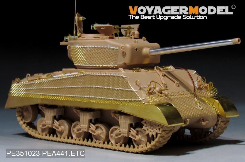 Maquette Voyager PEA441 WWII US Sherman M4A3 Sommerville Matting (GP) 1/35 – image 2