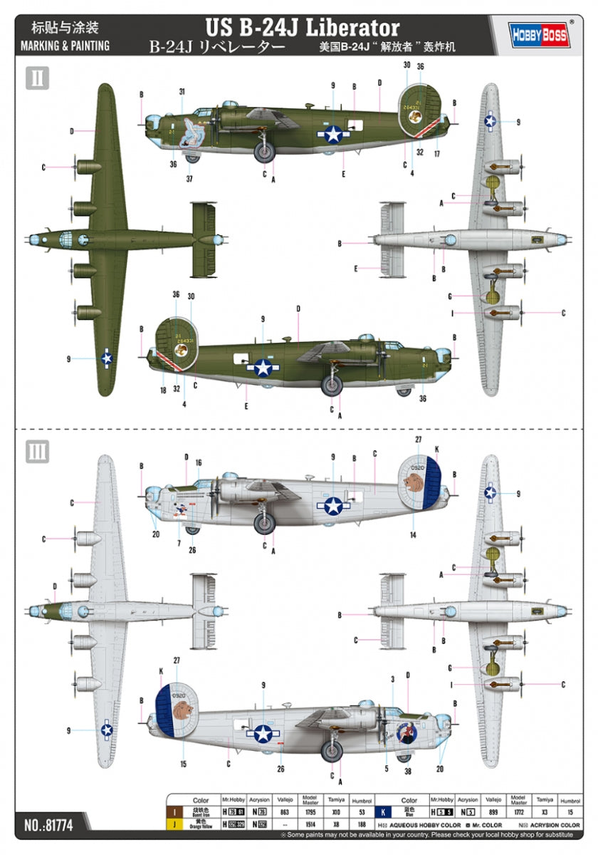 Hobby Boss 81774 Consolidated B-24J Liberator 1/48 – Bild 5