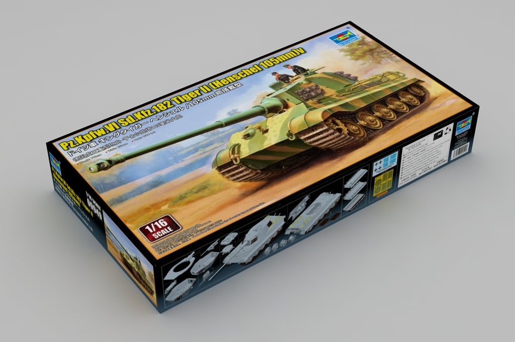 Trumpeter 00949 Pz.Kpfw.VI Sd.Kfz.182 Tiger II (Henschel 105mm) 1/16