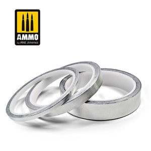 Ammo of Mig 8251 ALUMINIUM TAPE 20 mm x 10 m (0.78 in x 32.8 ft) – immagine 2
