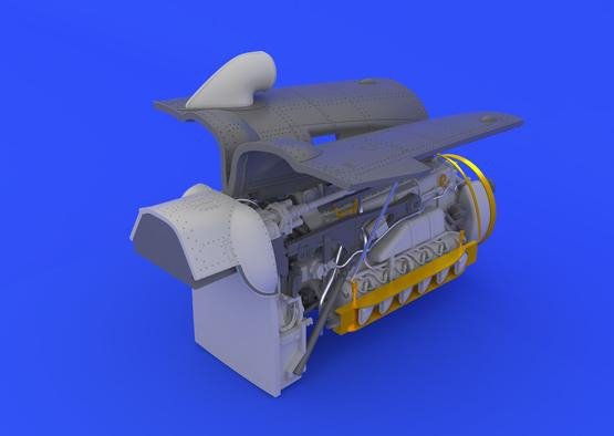 Eduard 648250 Bf 109G-6 engine &amp;amp; fuselage guns 1/48 EDUARD – immagine 4