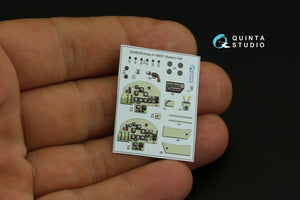 Quinta Studio QD48209 Arado Ar 68 E/F 3D-Printed &amp;amp; coloured Interior on decal paper (Roden) 1/48 – immagine 2