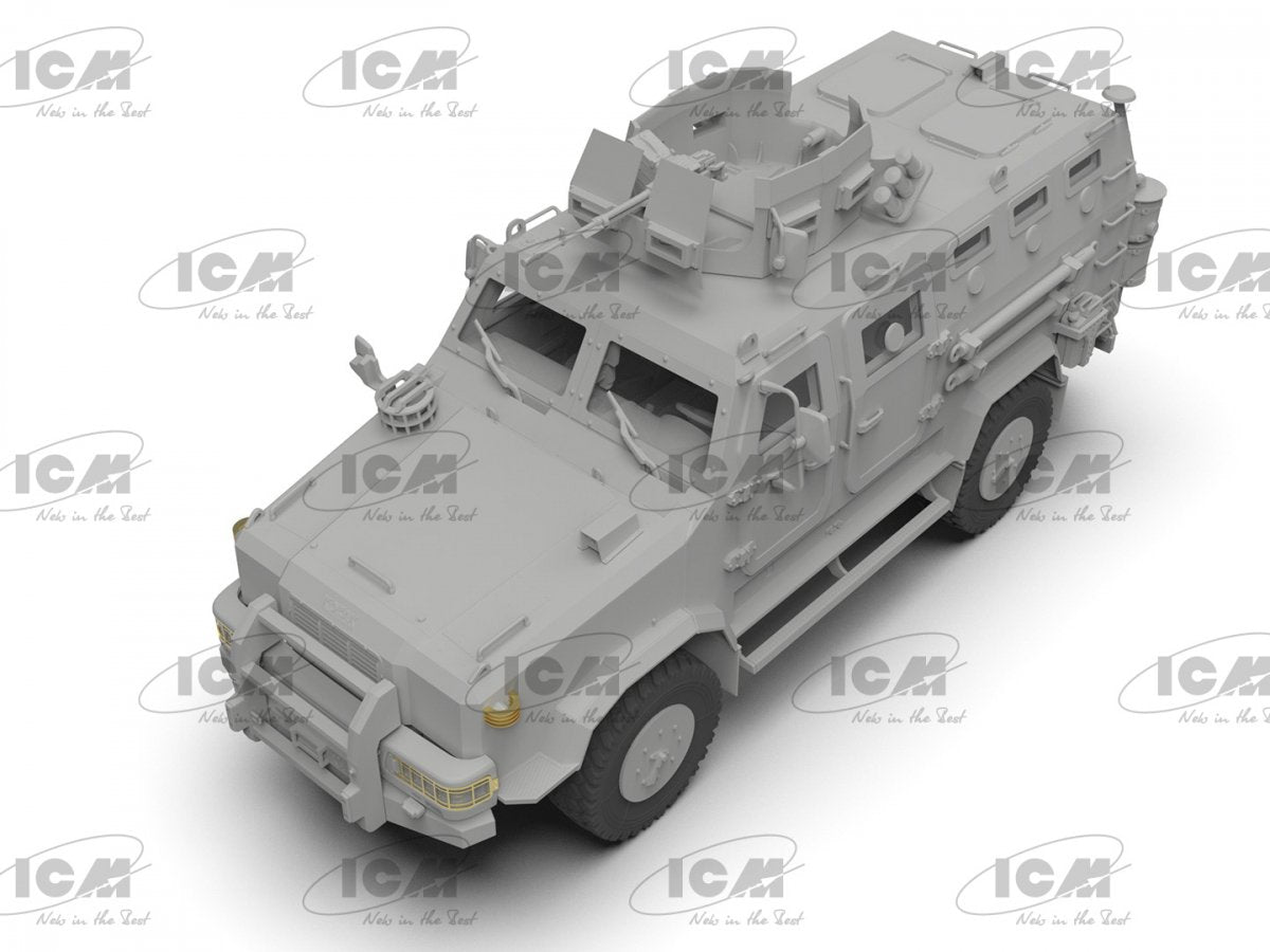 ICM 35014 Kozak-2 Ukrainian MRAP-class Armored Vehicle 1/35 – zdjęcie 3