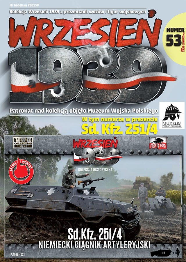 Premier à combattre PL053 Tracteur d'artillerie allemand Sd.Kfz. 251/4 (1/72)