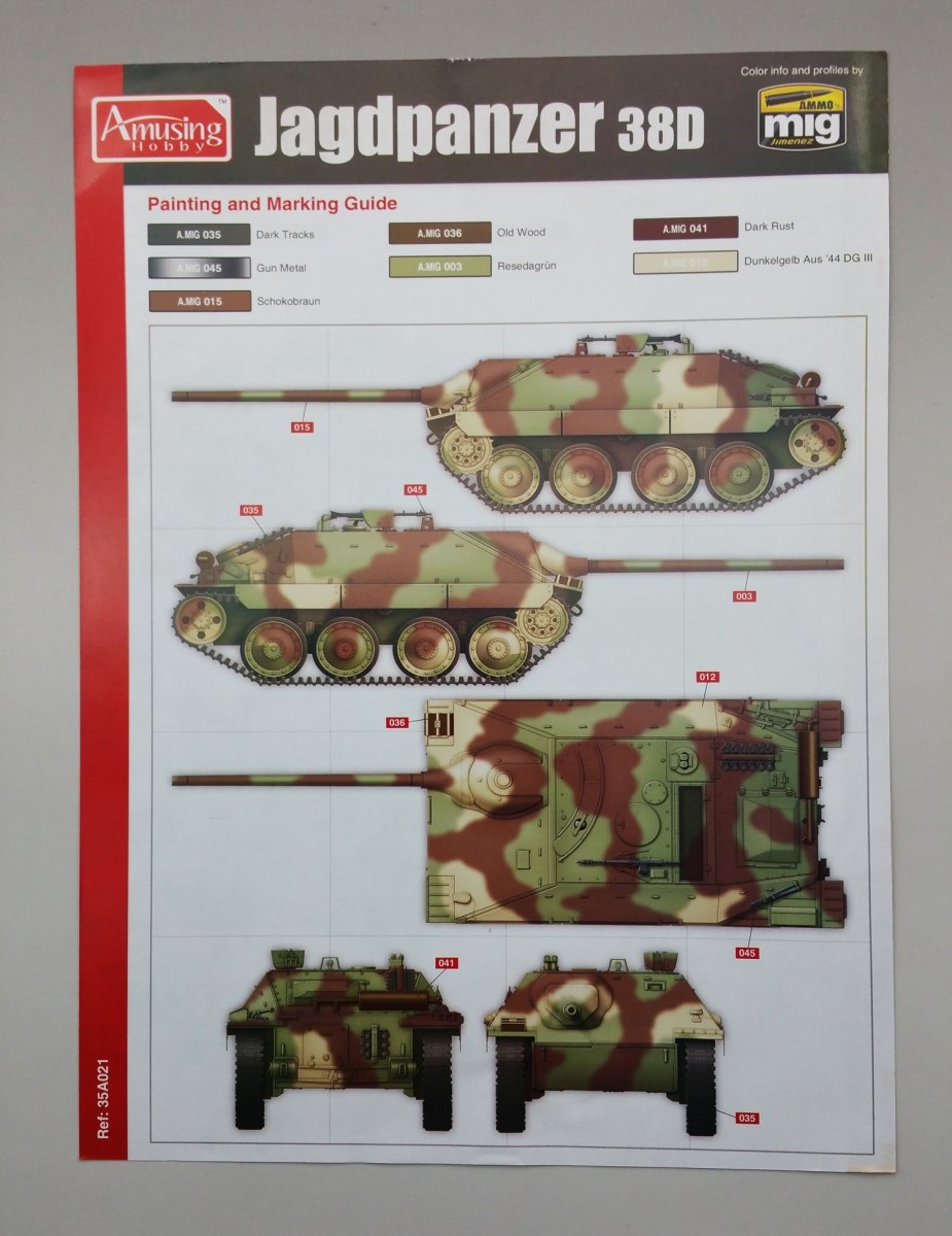 Amusing Hobby 35A021 Jagdpanzer 38(D) 1/35 – immagine 4