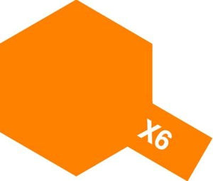 Tamiya X6 Orange (81506) Acrylic paint 10ml – immagine 2