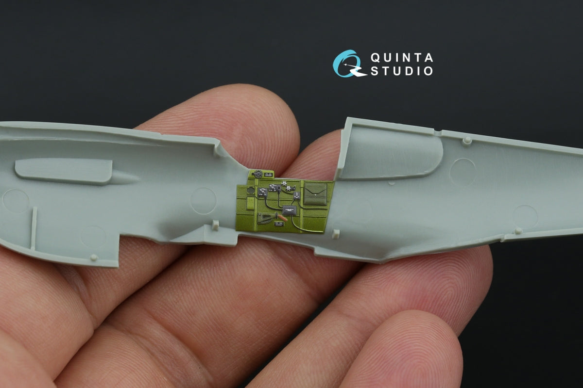 Quinta Studio QD+72054 P-40E Warhawk 3D-Printed &amp;amp; coloured Interior on decal paper (Academy/Modelist) (with 3D-printed resin parts) 1/72 – Bild 8