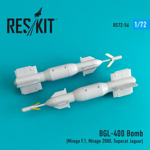 RESKIT RS72-0056 BGL-400 BOMBS (2 PCS) 1/72