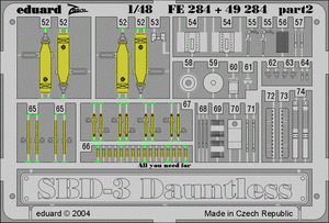Eduard FE284 SBD-3 ACCURATE MINIATURES 1/48 – image 2