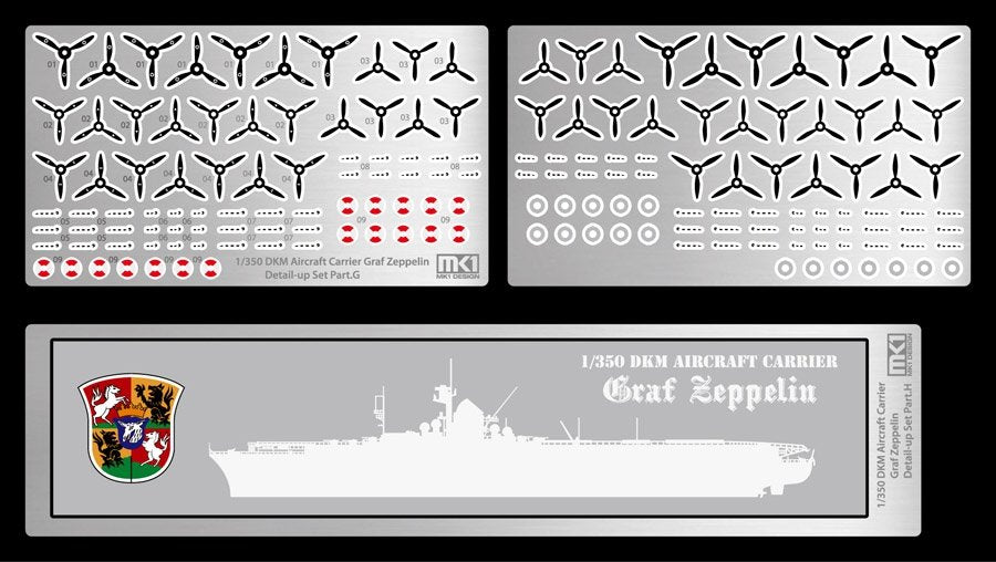 MK1 Design MD-35028 DKM Graf Zeppelin DX 1/350 – image 5
