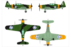 Dora Wings 48057 Morane-Saulnier MS.406.C1 - Finnish Aces 1/48 – immagine 4