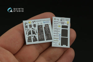 Quinta Studio QD48388 F-16A MLU 3D-Printed &amp;amp; colored Interior on decal paper (Kinetic) 1/48 – image 4