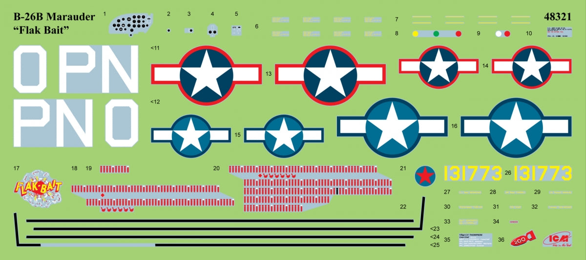 ICM 48321 Flak Bait B-26B 322nd Bombardment Group 1/48 – zdjęcie 2