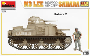 MiniArt 35274 M3 LEE MID PROD. SAHARA w/CREW 1/35 – zdjęcie 6