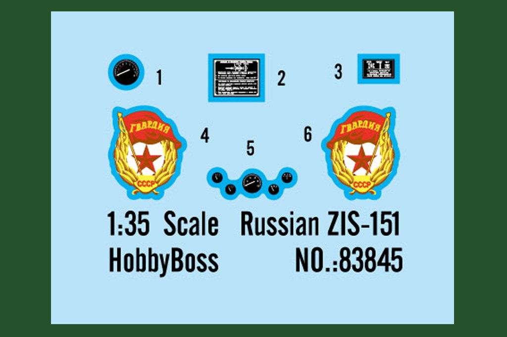 Hobby Boss 83845 Russian ZIS-151 1/35 – imagen 10