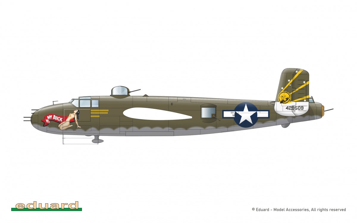 Eduard 548001 North American B-25 J Mitchell / Strafer 1/48