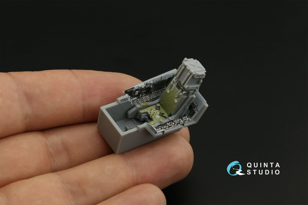 Quinta Studio QD48259 F/A-18E 3D-Printed &amp;amp; coloured Interior on decal paper (HobbyBoss) 1/48 – Bild 10