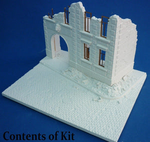 RT-Diorama 35222 Diorama-Base: &amp;quot;Bombed out Street&amp;quot; 1/35 – immagine 2