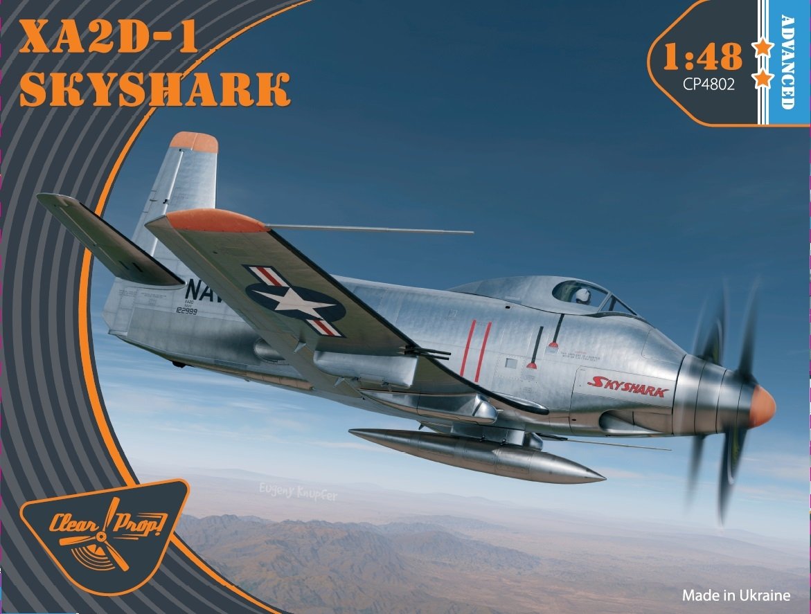 Hélice transparente ! Kit avancé CP4802 XA2D-1 Skyshark ADVANCED au 1/48