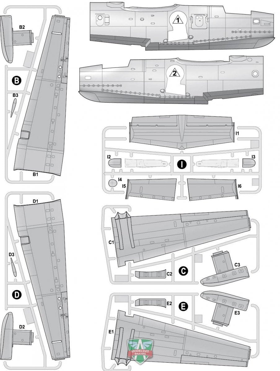 Modelsvit 72039 Beriev Be-14 All-weather SAR flying boat 1/72 – zdjęcie 4