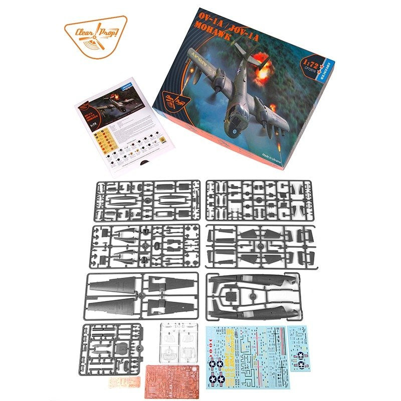 Clear Prop! CP72016 OV-1A / JOV-1A Mohawk ADVANCED KIT 1/72 – imagen 2