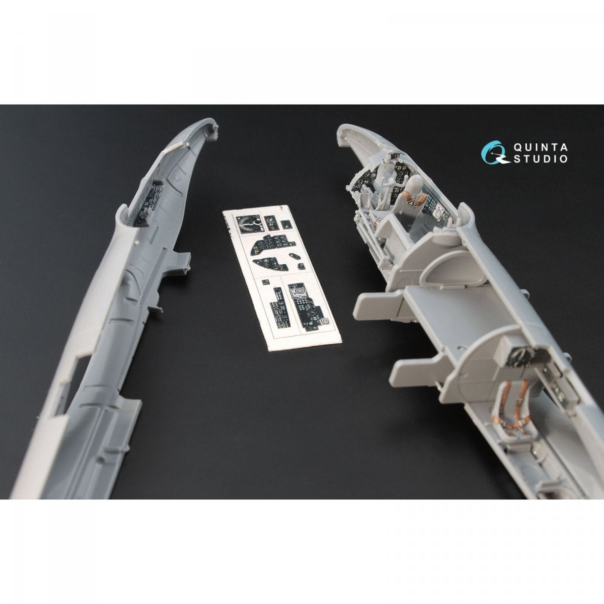 Intérieur imprimé en 3D et coloré sur papier décalcomanie Quinta Studio QD72001 Pe-2 (pour la maquette Zvezda 7283) au 1/72  – image 4