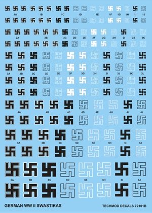 Techmod 72101 - German WWII Swastikas 1/72