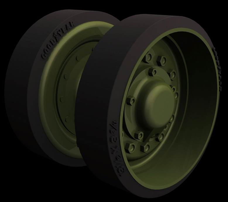Panzer Art RE35-651 M4 “Sherman” HVSS Idler wheels 1/35 – image 3