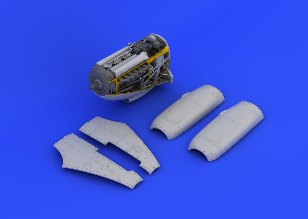 Eduard 648112 Spitfire Mk. IX engine 1/48 (Eduard) – immagine 2