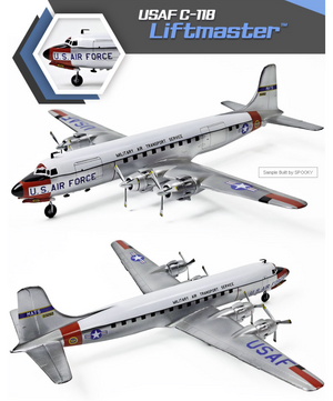 Academy 12634 USAF C-118 Liftmaster 1/144 – Bild 6