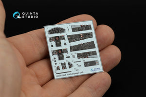 Intérieur imprimé en 3D et coloré sur papier décalcomanie Quinta Studio QD48199 F-104G (Kinetic) 1/48 – image 5