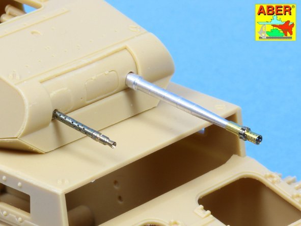 Aber 35L-106N Barrels set KwK.30 &amp;amp; MG 34 for Pz.Kpfw. II, Ausf. A-F 1/35 – immagine 5