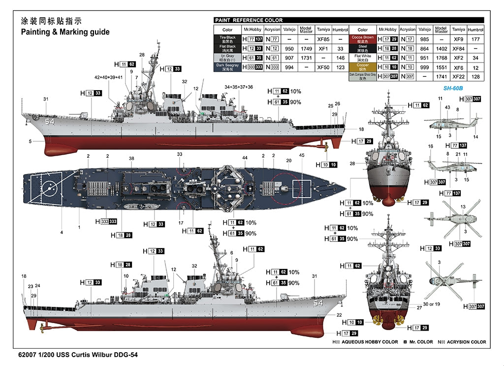 I Love Kit 62007 USS Curtis Wilbur DDG-54 1/200 – immagine 11