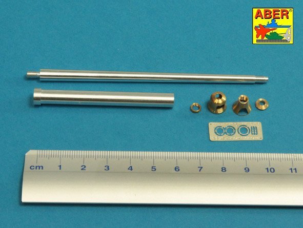 Aber 35L-247 Barrel for German 8,8cm Kw.K 43/3 L/71 (one part) gun used on Tiger B Porsche turret-early 1/35 – Bild 2