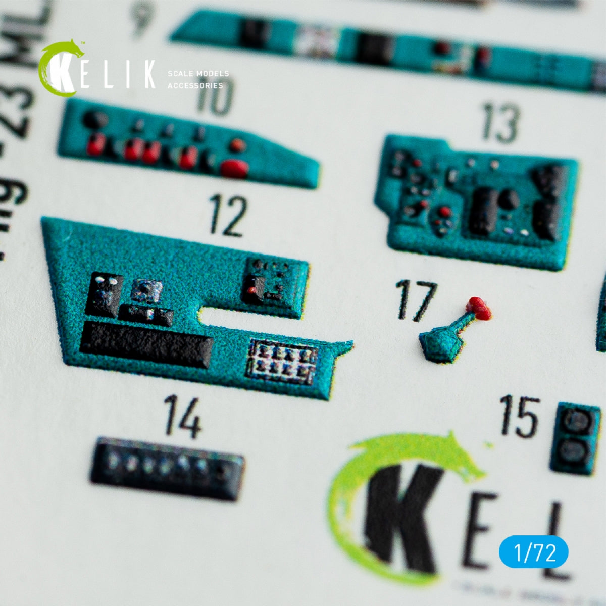 KELIK K72057 MIG-23 ML/MLA INTERIOR 3D DECALS FOR CLEARPROP KIT 1/72 – image 4