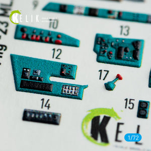 KELIK K72057 MIG-23 ML/MLA INTERIOR 3D DECALS FOR CLEARPROP KIT 1/72 – image 4