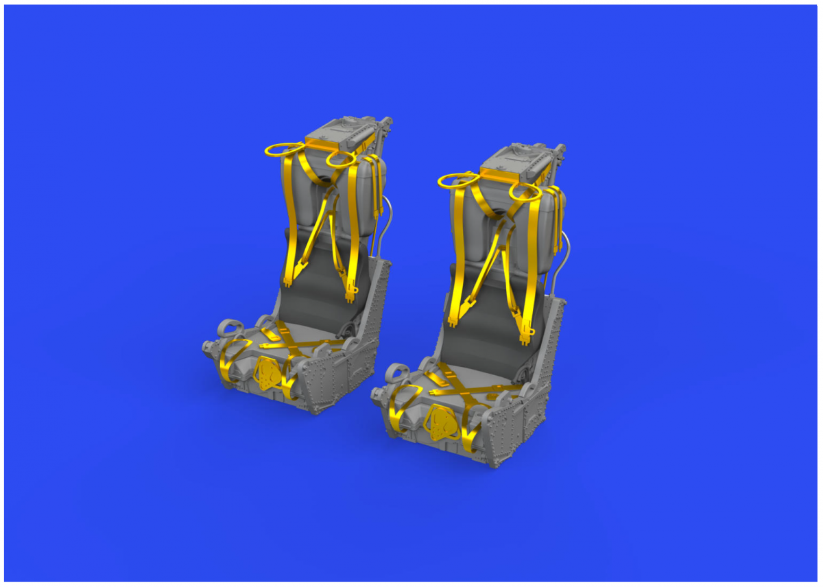 Eduard 648710 F-4B ejection seats late PRINT TAMIYA 1/48 – imagen 2