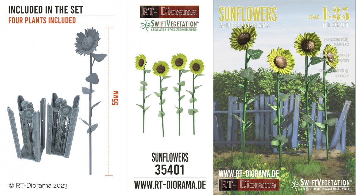 RT-Diorama 35401 Sunflowers 1/35 – immagine 2