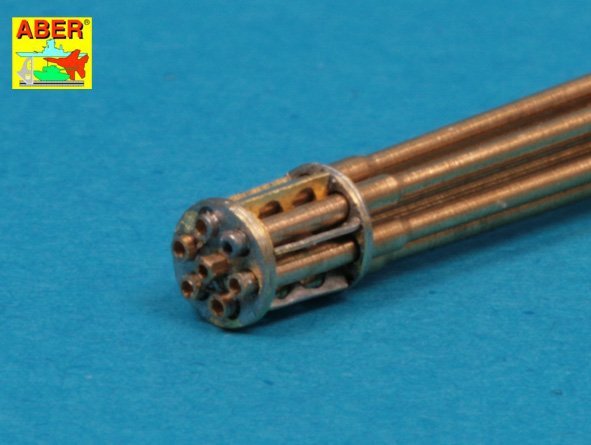 Aber A48 050 Set of barrels for 20 mm gun M61A1used in modern US Force aircrafts 1/48 – immagine 4