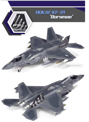 Academy 12585 ROKAF KF-21 Boramae 1/72 – immagine 5