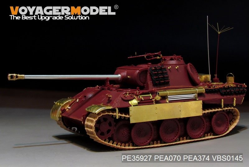 Maquette Voyager PE35927 Panther A allemand de la Seconde Guerre mondiale, version tardive, pour MENG TS-035, échelle 1/35  – image 6