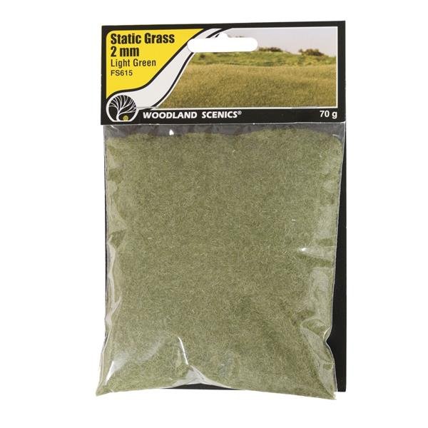 Woodland Scenics WFS615 2mm Static Grass Light Green