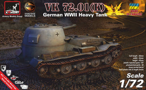 Armory Models 72202 VK 72.01(K) – Prototype de char lourd allemand de la Seconde Guerre mondiale, échelle 1/72