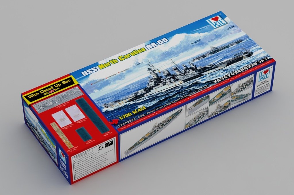 I Love Kit 65704 Top Grade North Carolina BB-55 1/700 – image 2
