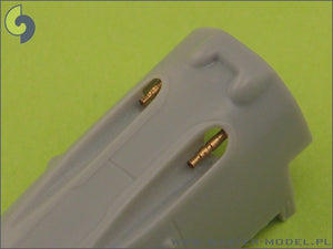 Master AM-72-009 Bf 109 E3 - E9, T armament set (MG 17 tips, MG FF barrels) – zdjęcie 4